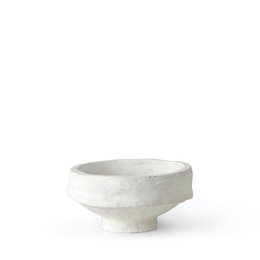 Bol sculptural SUSTAIN, blanc moyen