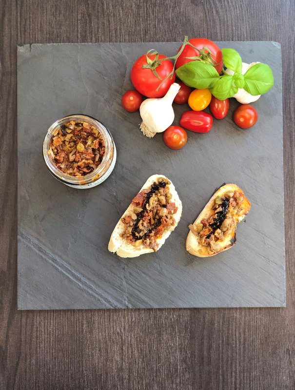 Bruschetta Mediterránea Paté/Mezcla de Gemüse 180 g