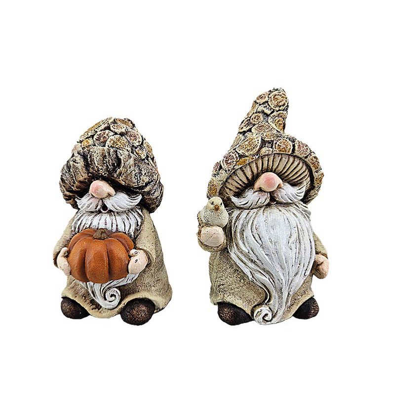 Wichtel lavet af poly i træ Look 7x5x12cm