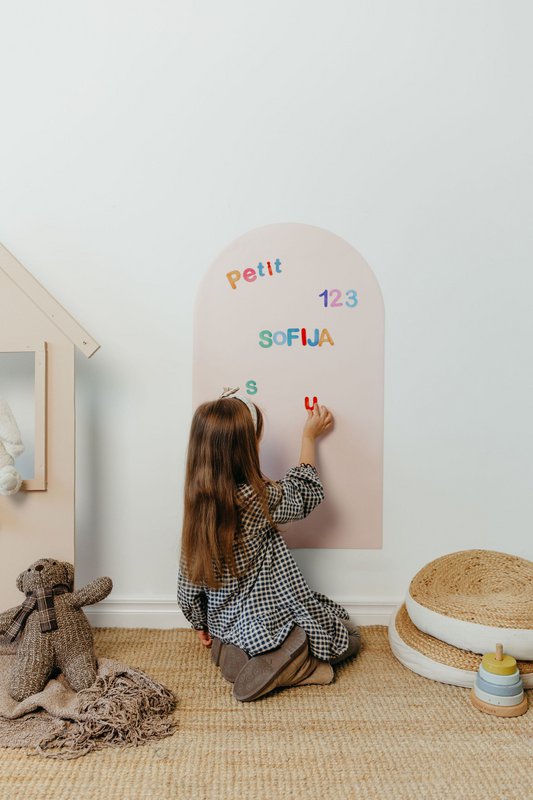 Magneetbord voor kinderen - Arche - Lichtroze