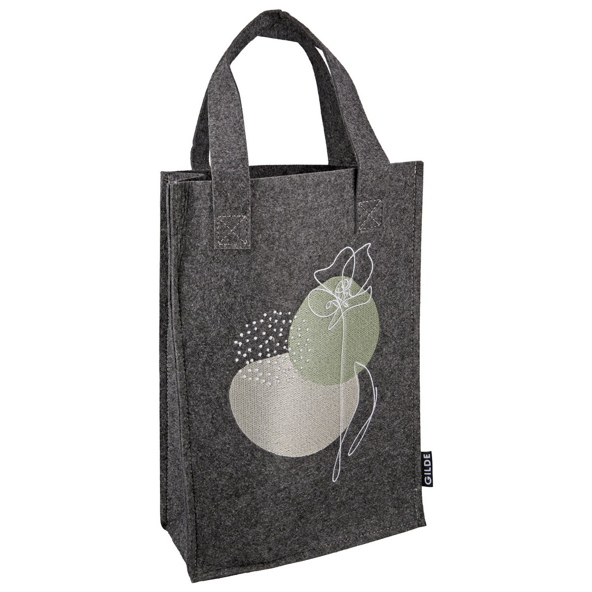 Vilten cadeauzakje "One Line Flower" VE 8 so