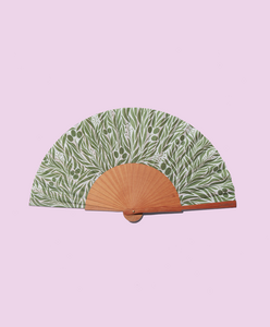 MEDITERRANEAN SOUL Fan - 23 cm - Green