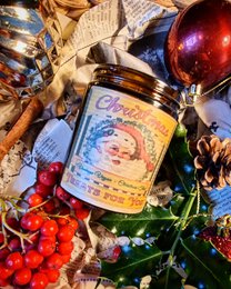 Weihnachtsbaum Vintage vegane Kerze