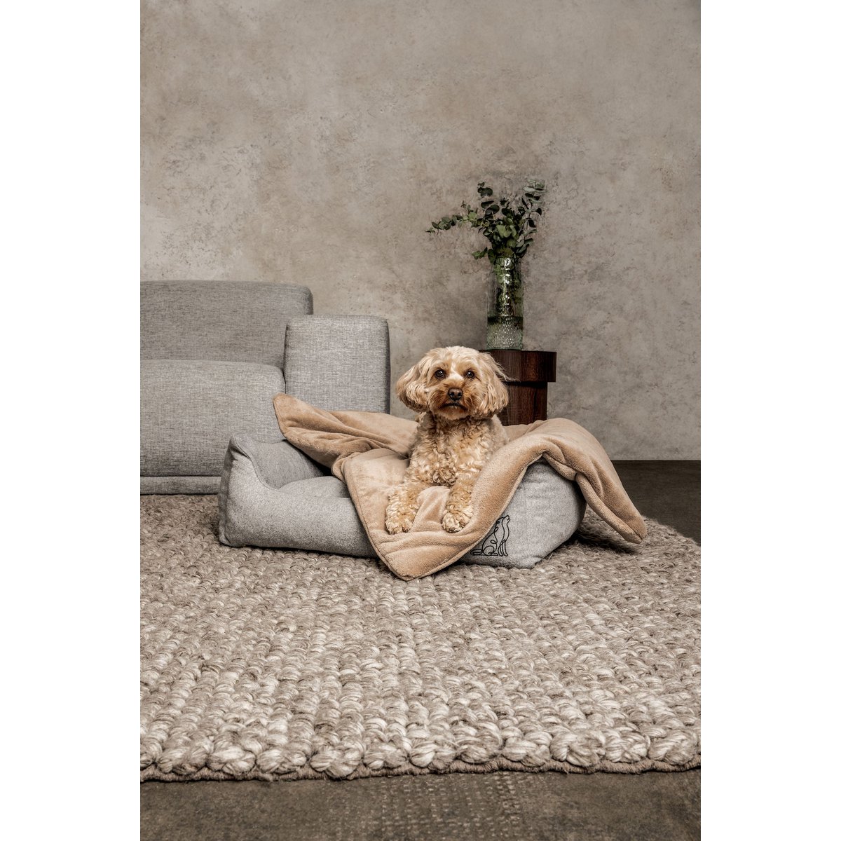Hundedecke Emma Beige (végétalien)