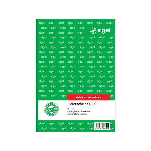 Company form Sigel A5 2 x 40 sheets