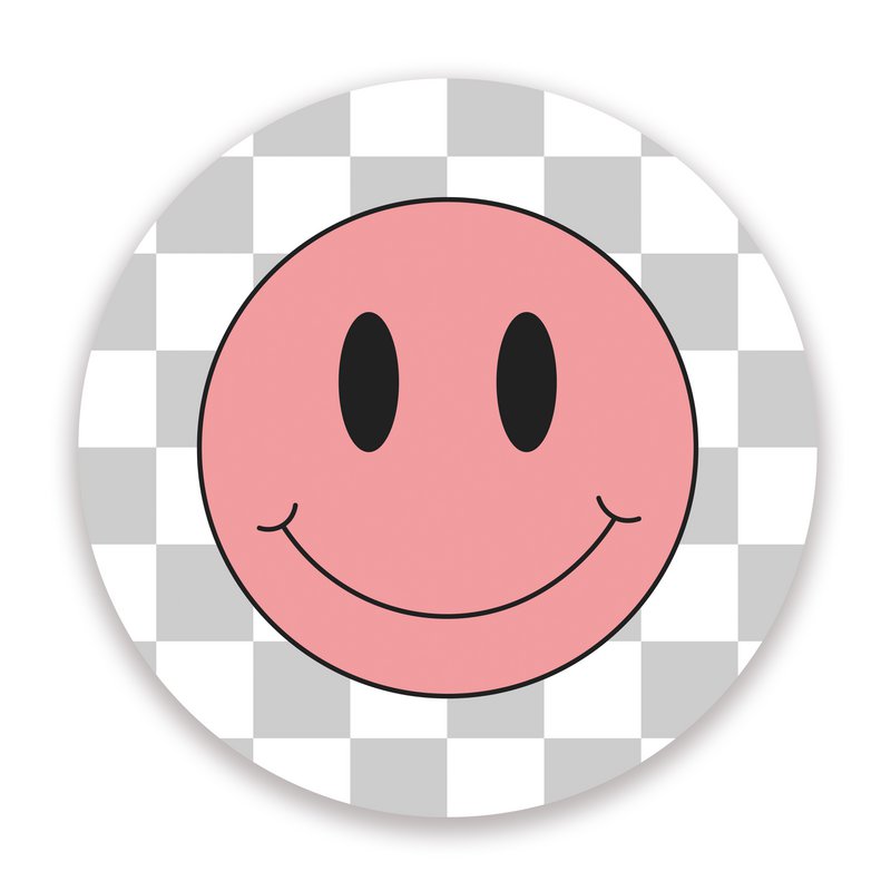 Wandkreis-Set Smileys Pink