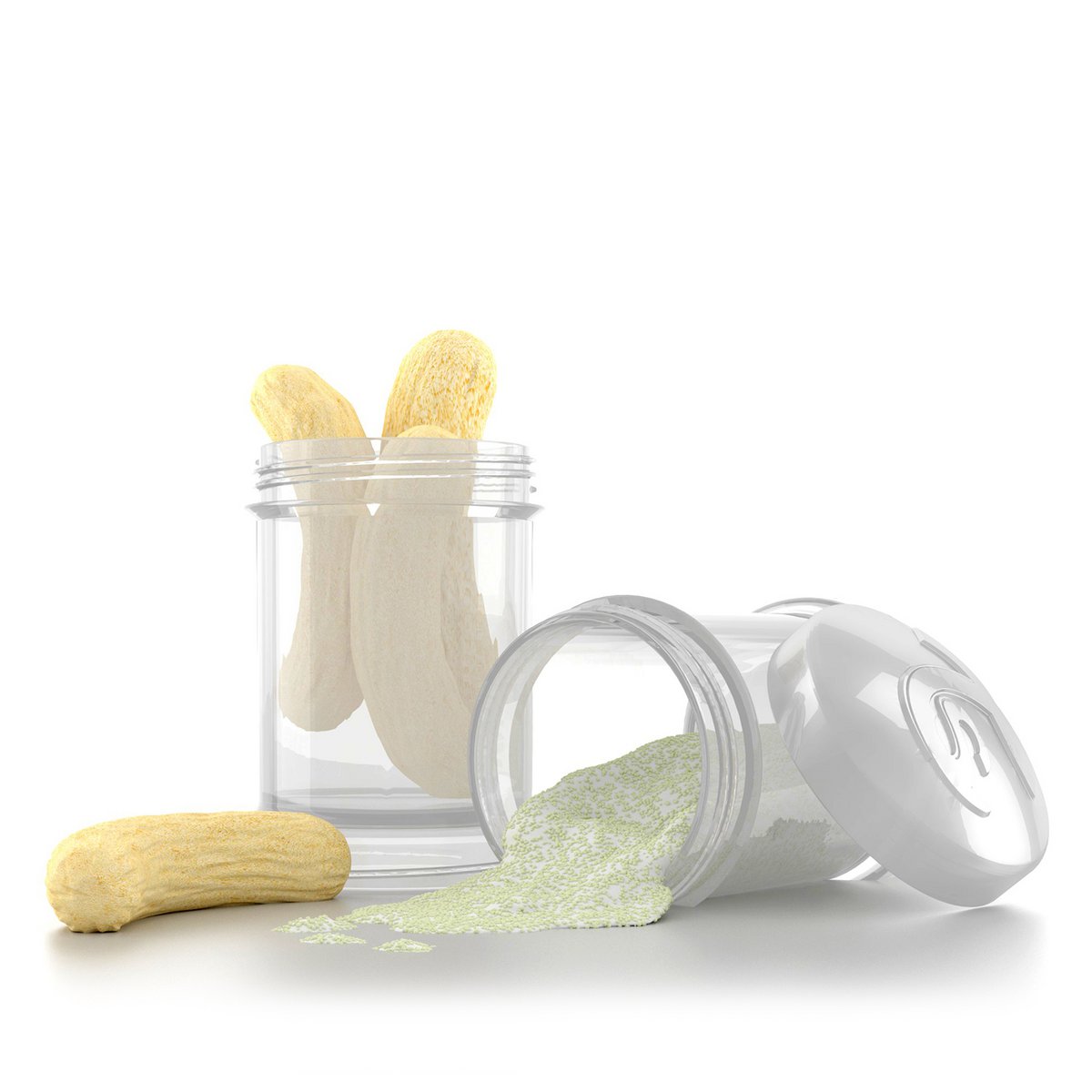 Container 2X100ml white