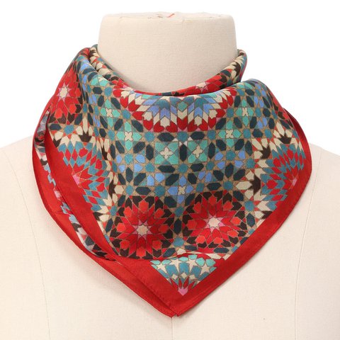 Colorful Silk Neckerchief