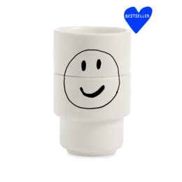 Smiley a forma di guscio d'uovo (set di 2)