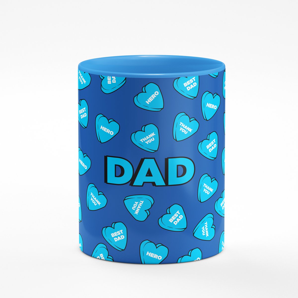 Dad Hearts Mug