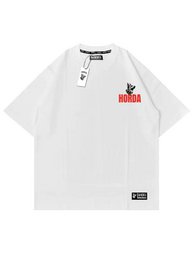 T-shirt Boxy Fit Bianca 100% Cotone Horda X3