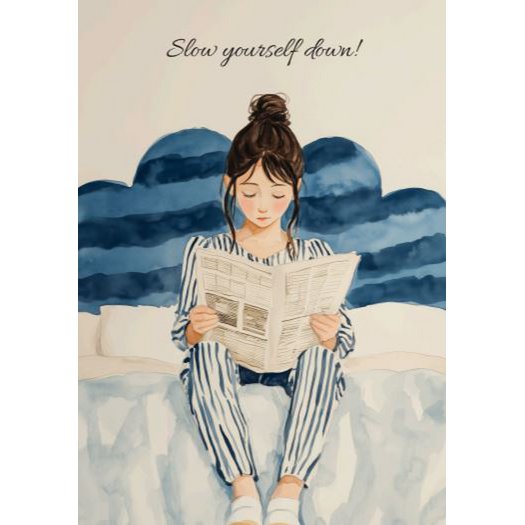 Duurzame kaart - Slow yourself down