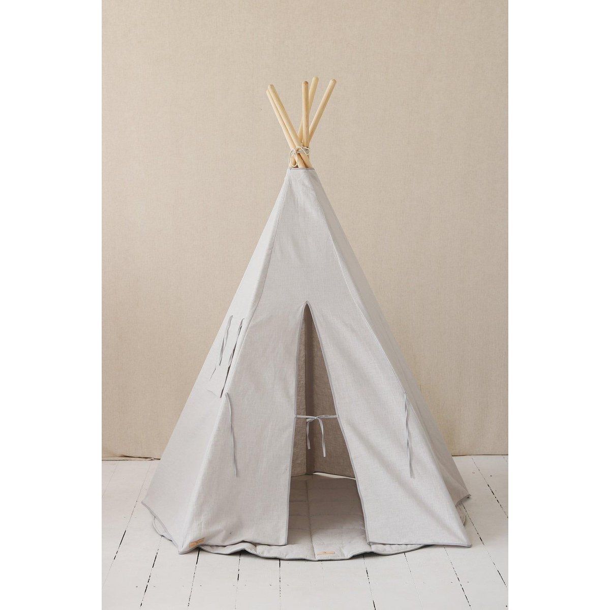 Tipi-Zelt aus Leinen „Pigeon Grey“
