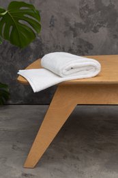 Hemp Terry Head Towel in White Colour