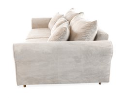 ASTRID 4-seater sofa/sofa bed Corduroy Cream removable & washable covers