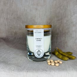 Simpelthen Uden | Sojavokslys – uparfumeret – minimalistisk og naturligt