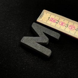 Modern magnetic letters - Unique Colors