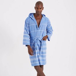 Modny szlafrok unisex z bawełny hammam