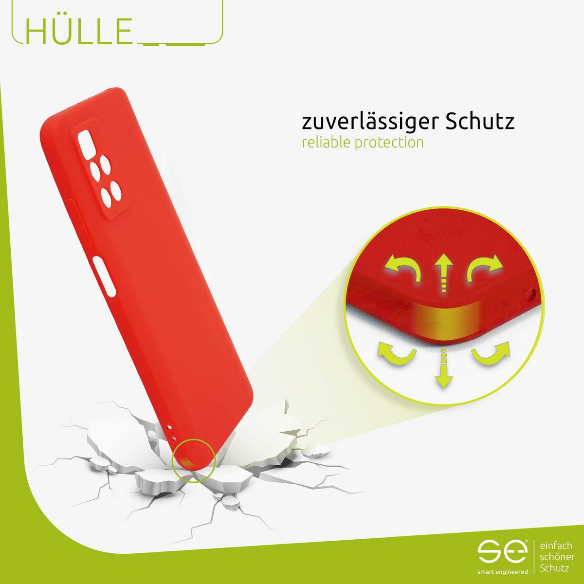 1x se® softcover beschermhoes Xiaomi Redmi 10