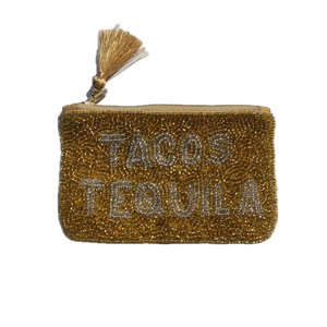 Handgefertigter Perlen-Tacos-Tequilla-Beutel * Geschenk *