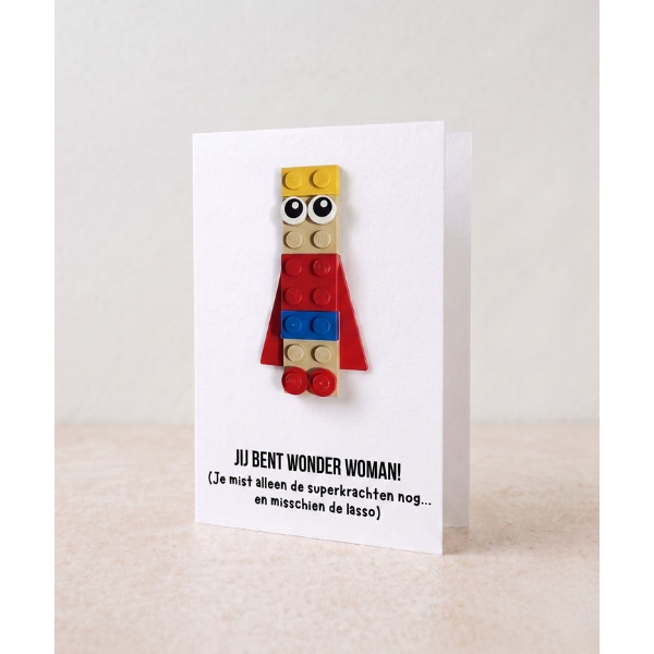 Wonder Woman Postkort – Byggesten