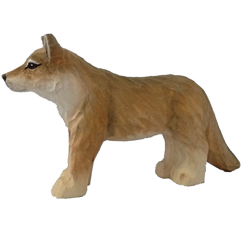 Wudimals® Wooden Wolf Animal Toy