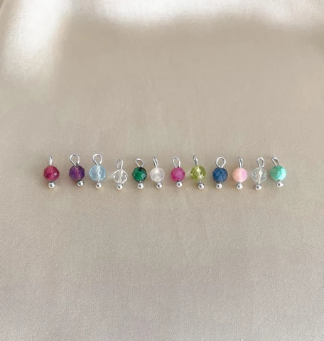 Birthstones Loose - Choose Month - Silver