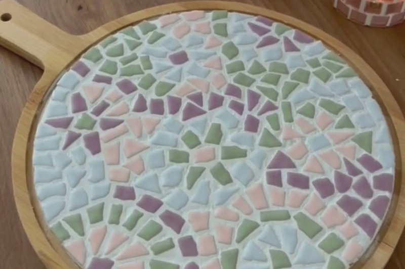 DIY -Paket Mosaic Round Subolar Board