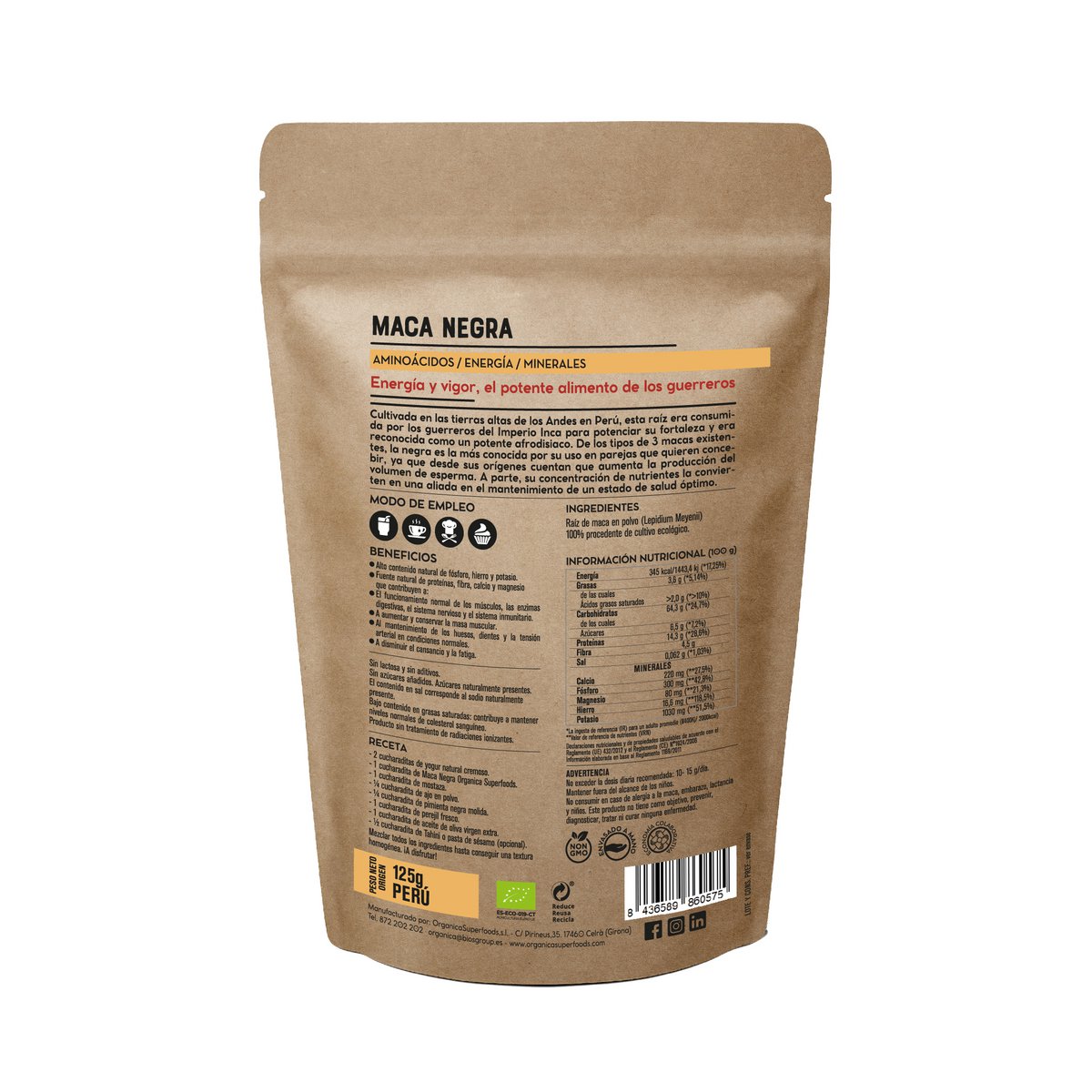 Organic Black Maca Powder