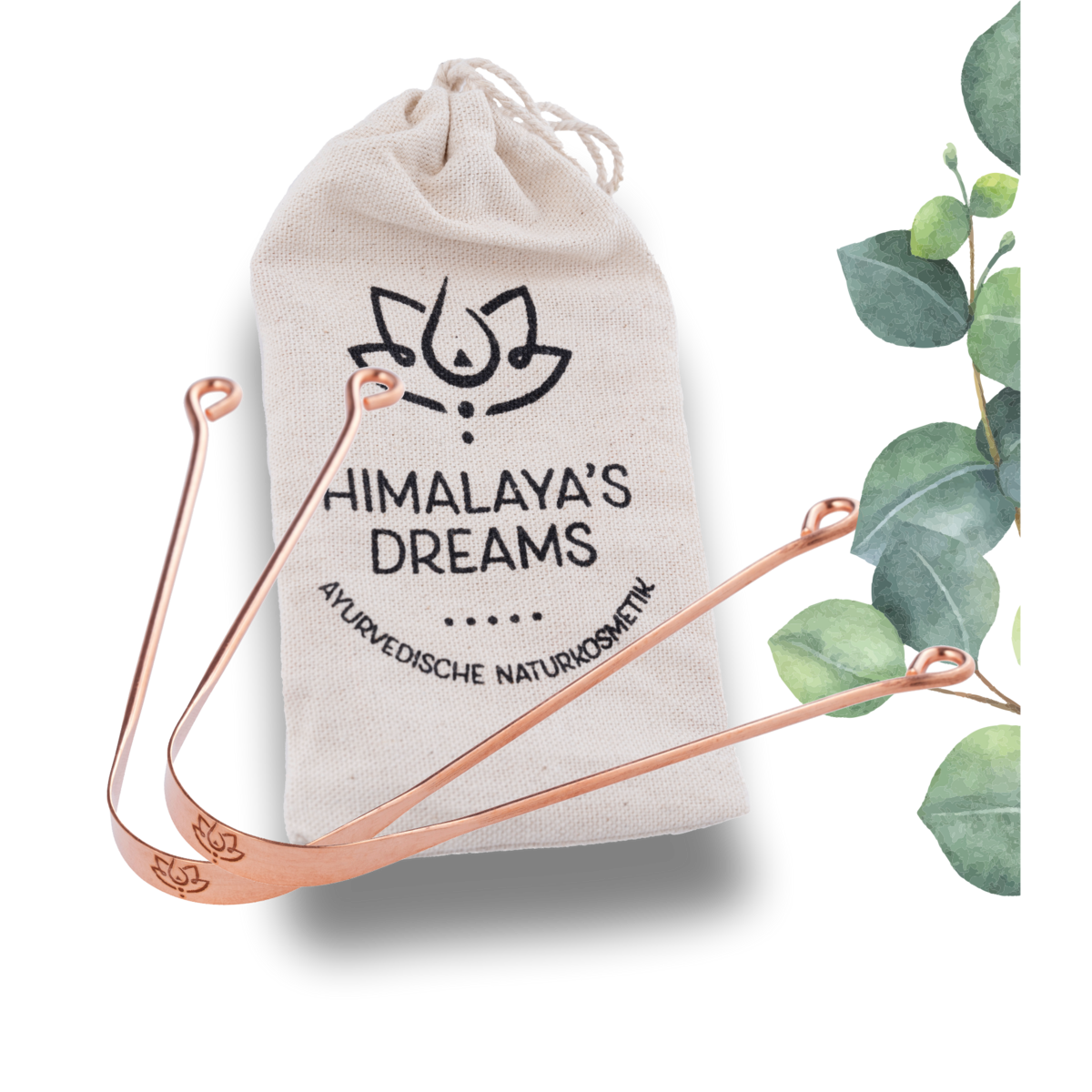 Copper tongue cleaner