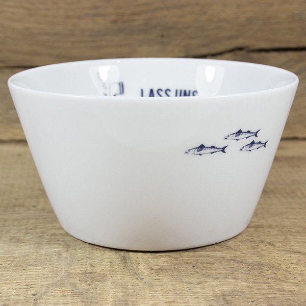 Cuenco de porcelana sumergir