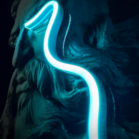 Zeus Crying V.1 | LED Wall Art