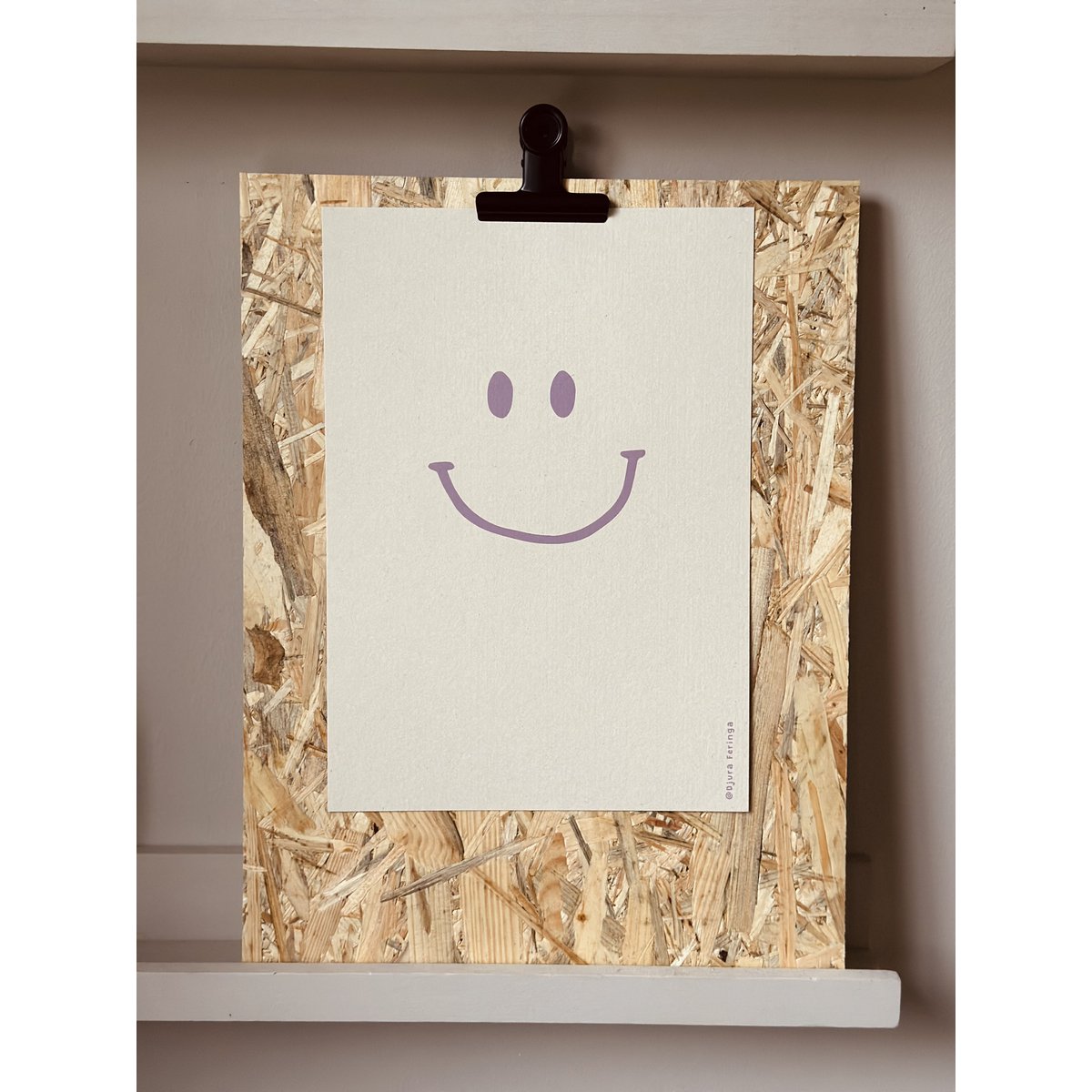 Smiley Lila omgekeerd