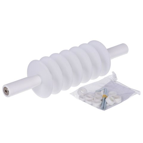 Rolling pastry cutter with 7 serrated plastic blades Copy