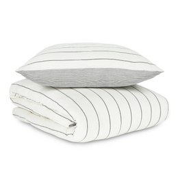 Crinkly – Baumwoll-Musselin – Tetra – Streifengrau