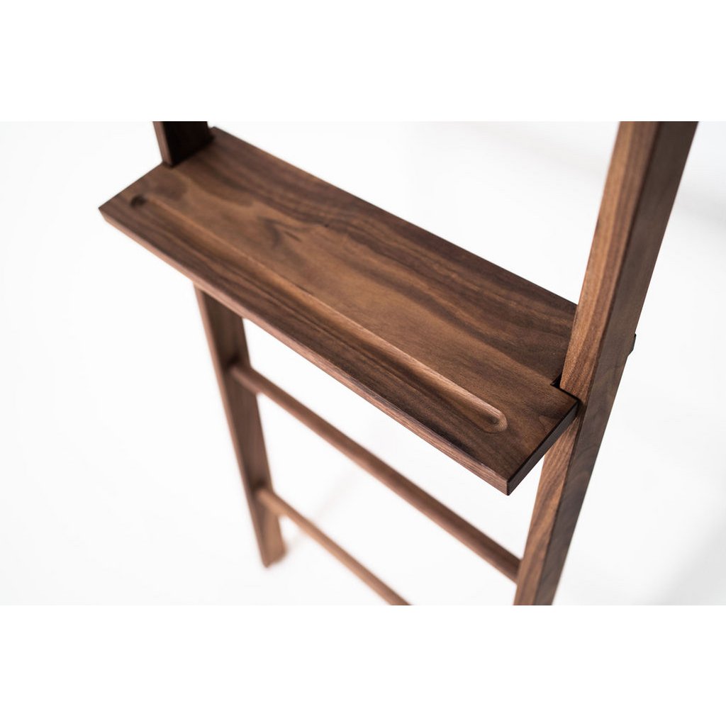 Clothes ladder, towel rack made of solid walnut