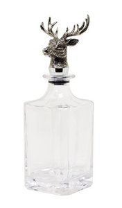 EDZARD Glas Karaffe Hirsch H 28cm