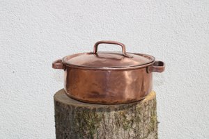 Copper pot - cookware pot - round handcrafted pot, customizable