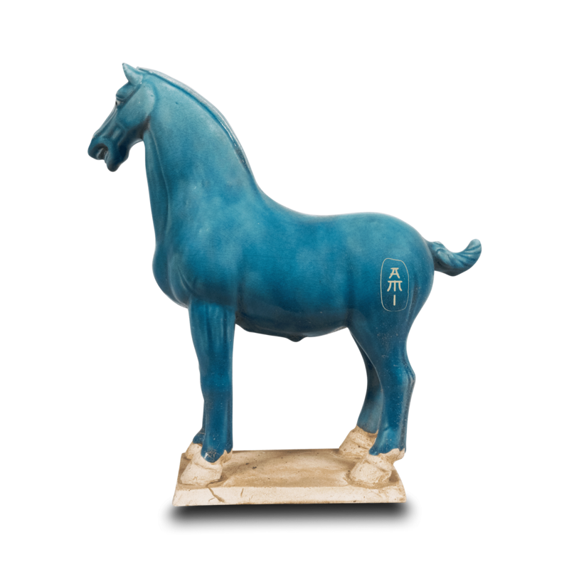 Set Caballo Mediano Celeste