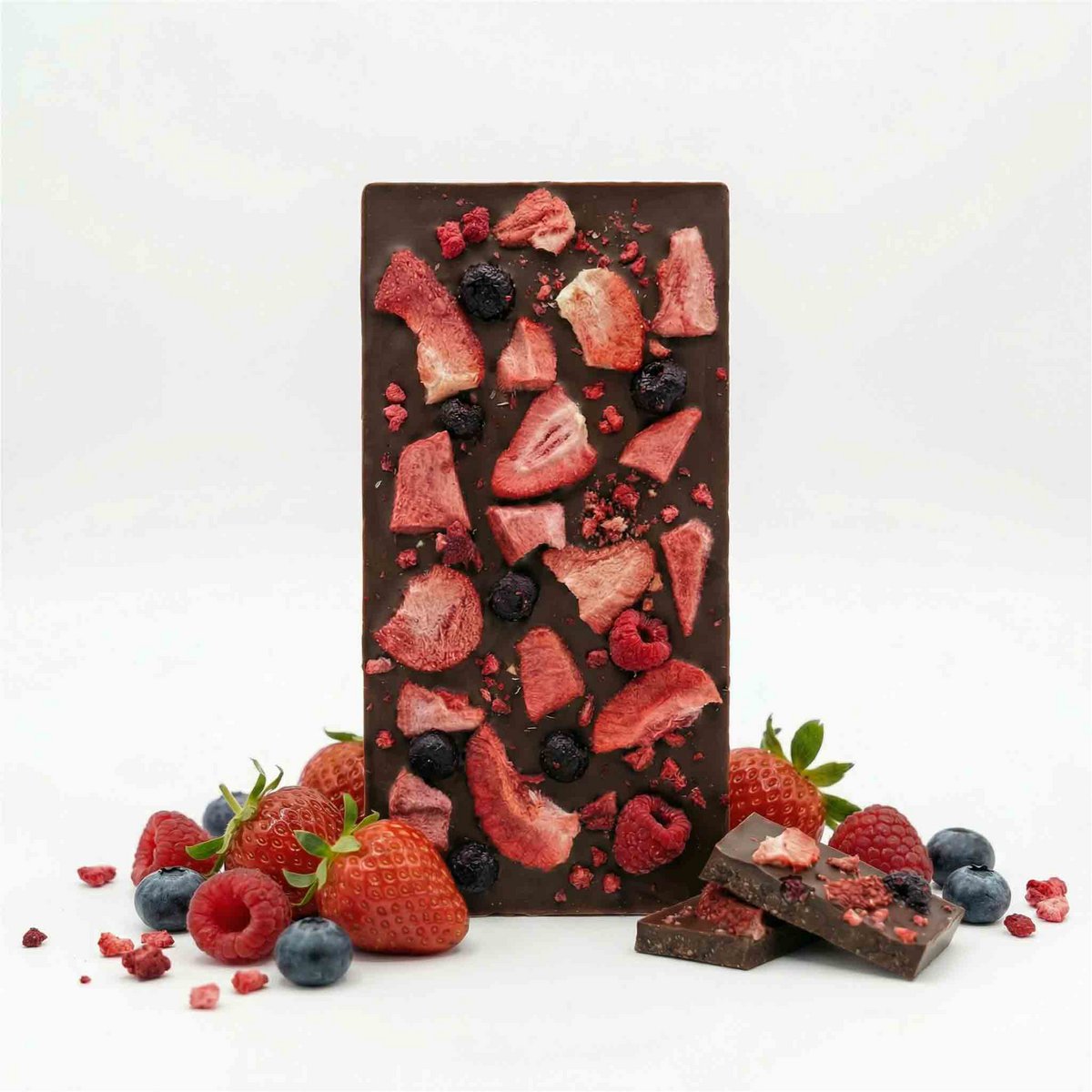 Chocolate negro premium - mezcla de frutos rojos