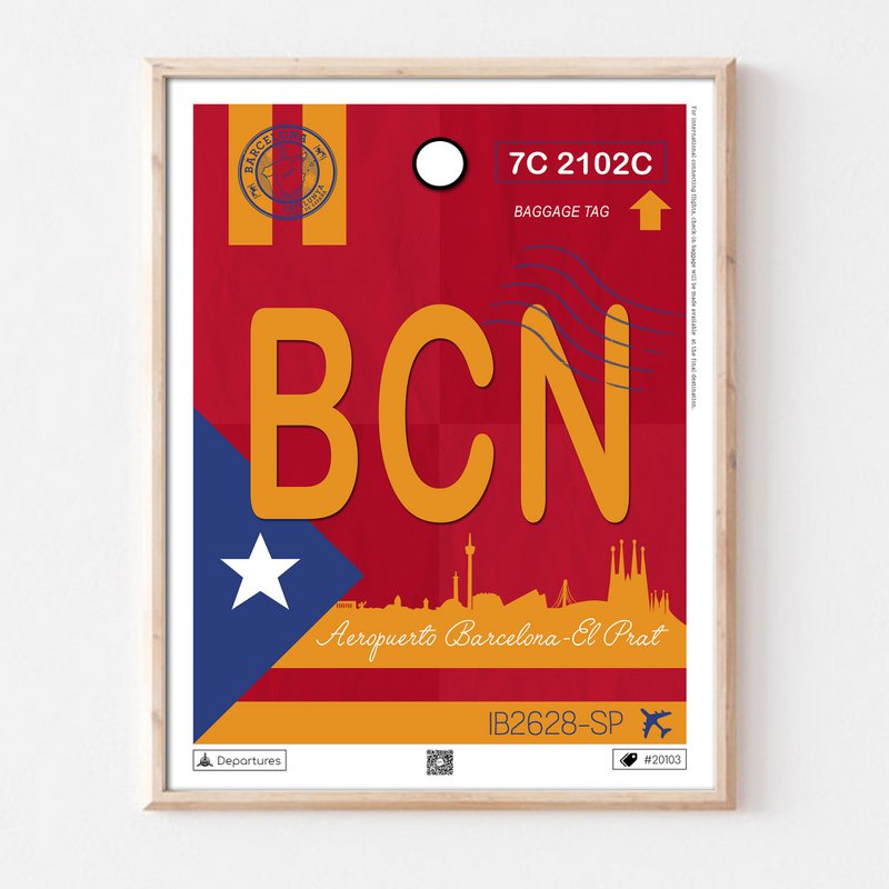 Barcelona destinationsplakat