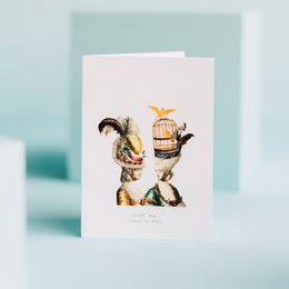 Fidati di me carta di auguri totalmente calda