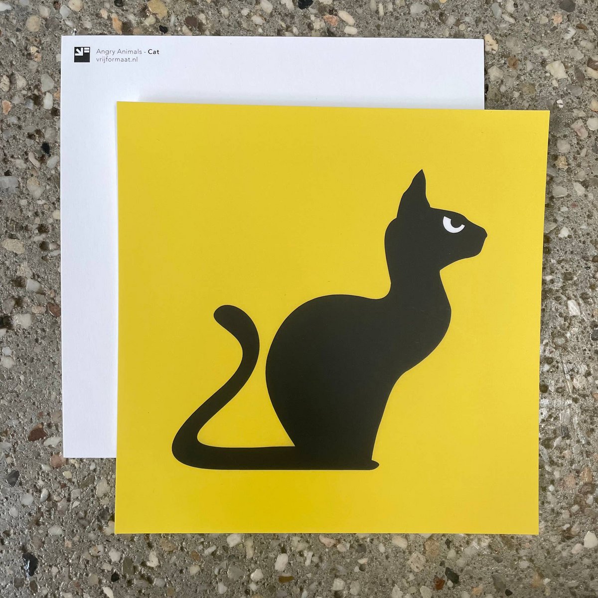 postcard - Cat (Angry Animals)
