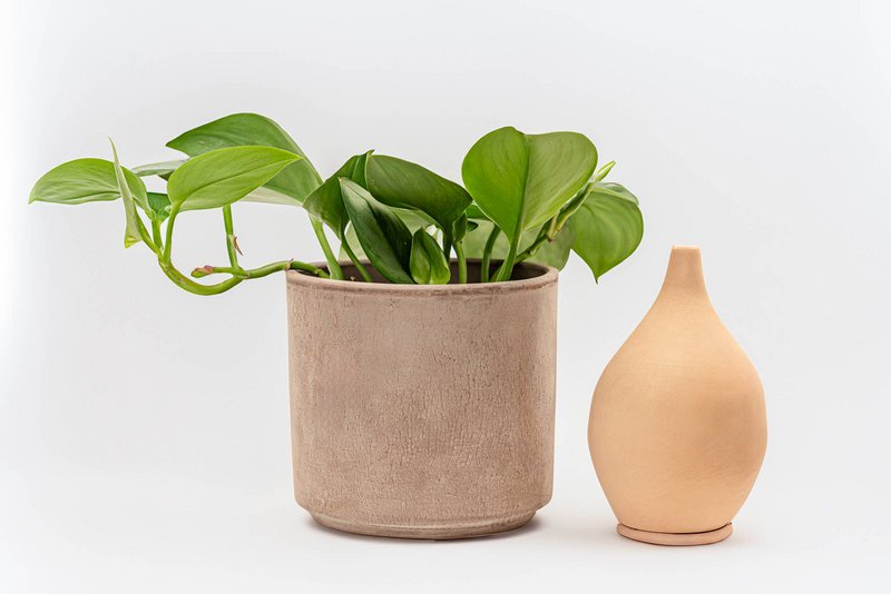Olla self watering pot - Lutoya Medium Green - 35 cl