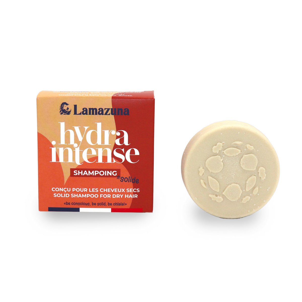 Shampoing solide pour cheveux secs - Huile de coco vierge - Hydraintense