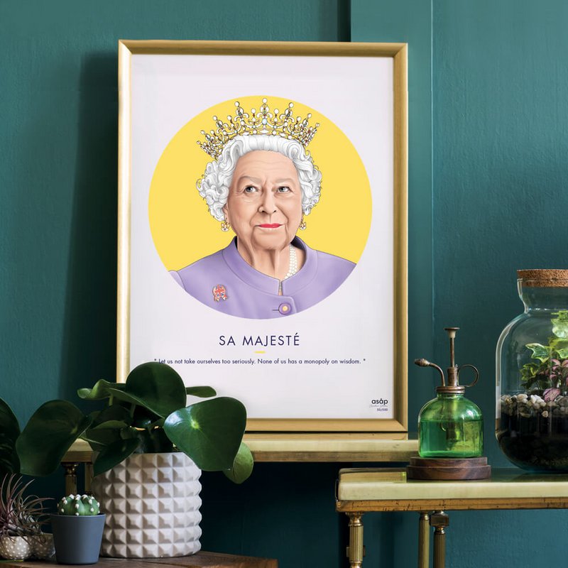 Plakat "Hendes Majestæt" 30x40cm