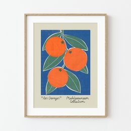 Mediterranean Collection – Oranges Art Print