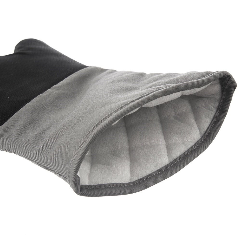 Ofenhandschuh Silikon Black 40x20 cm