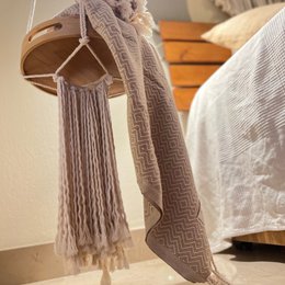 hammam håndklæde | Sauna håndklæde | Strandhåndklæde | Peru | Beige | 180x100 cm