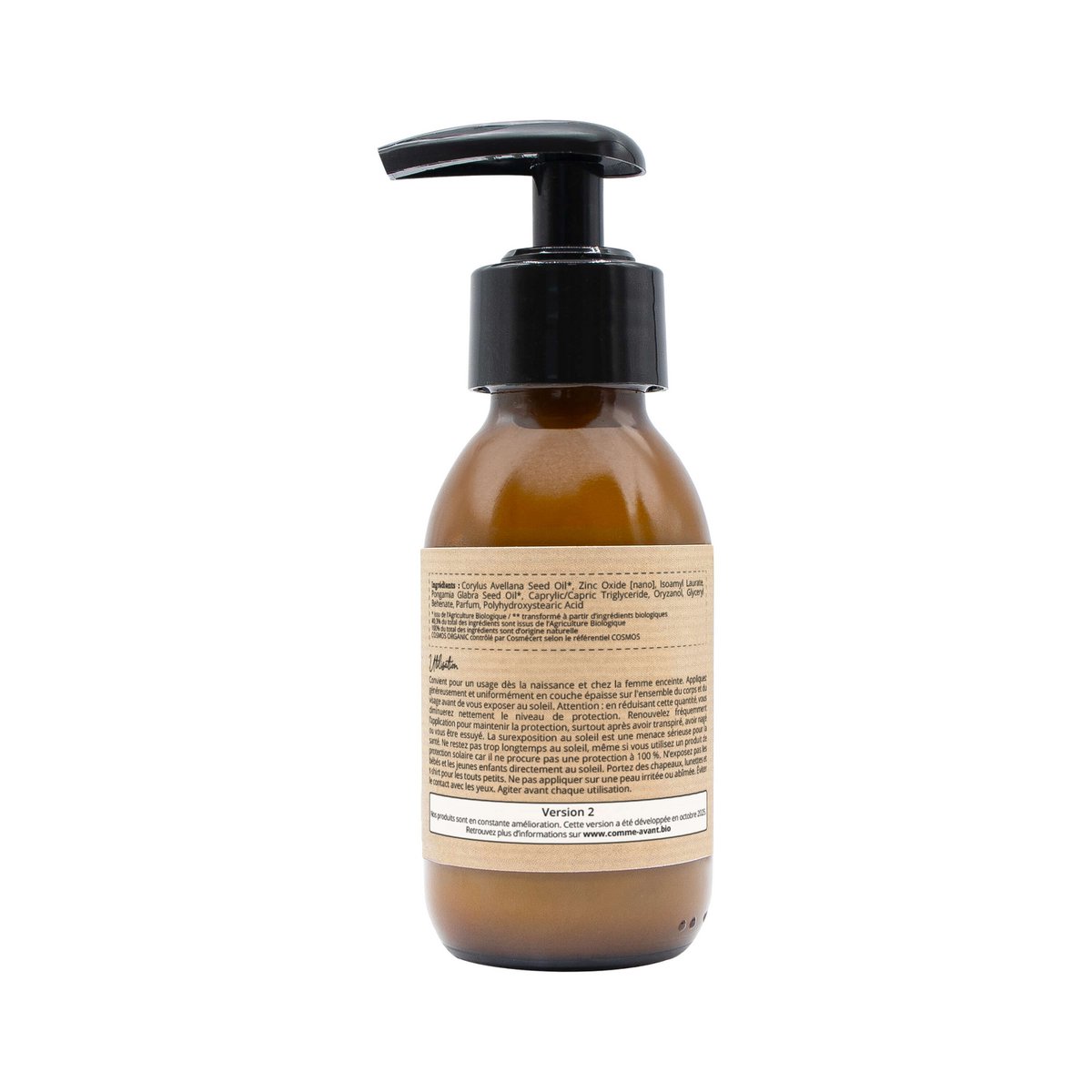 Mineraal vloeibaar zonnescherm SPF50 - Versie 2